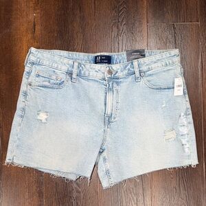 NWT GAP Women's 5” Light Blue Denim Shorts Stretch 16/33